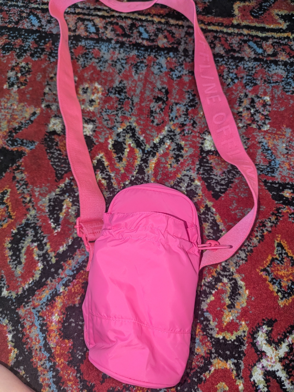 aerie Bright Pink Crossbody Pouch